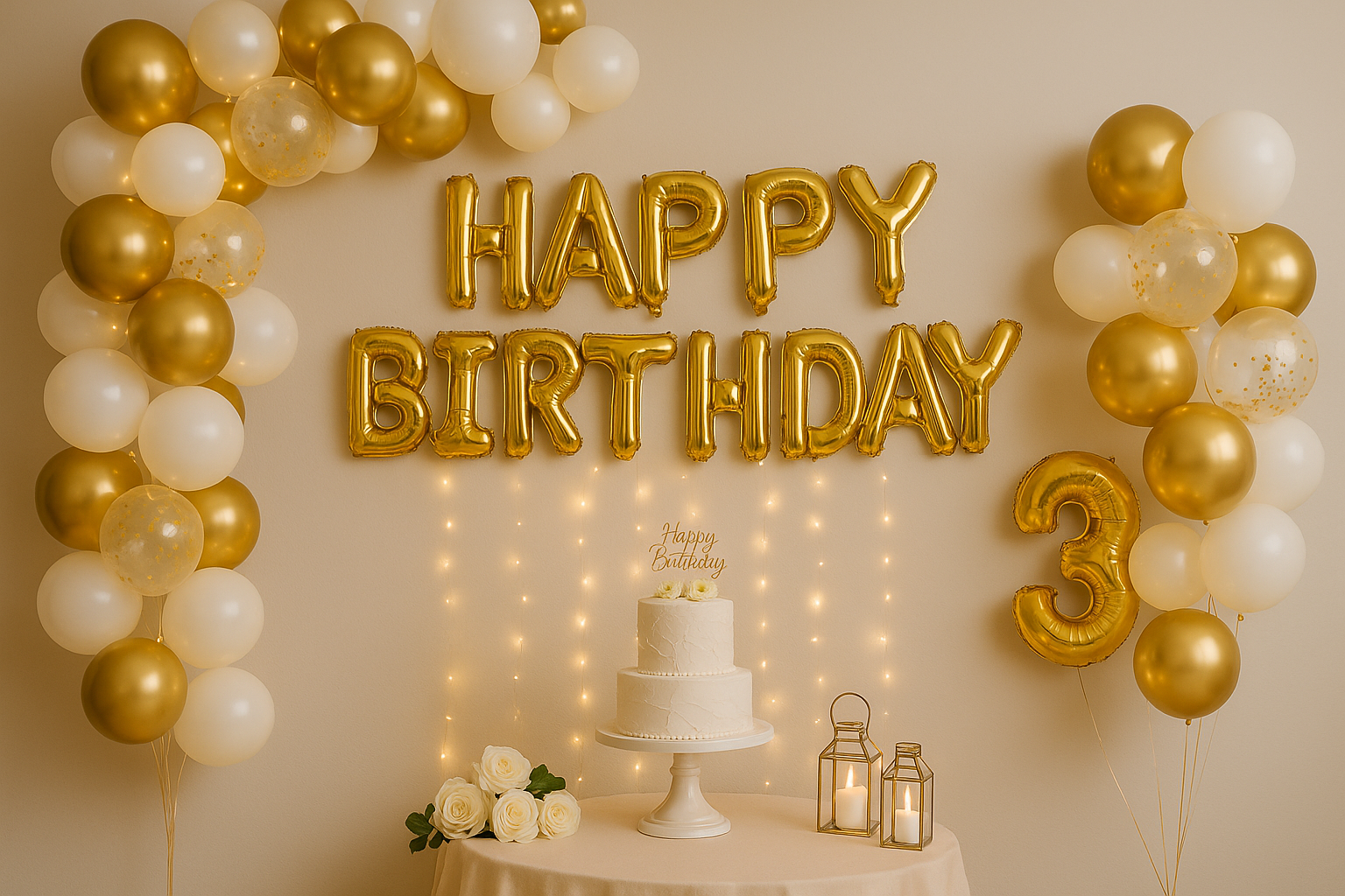 Shopify blog banner (1790×365) for the Birthday Decoration Ideas