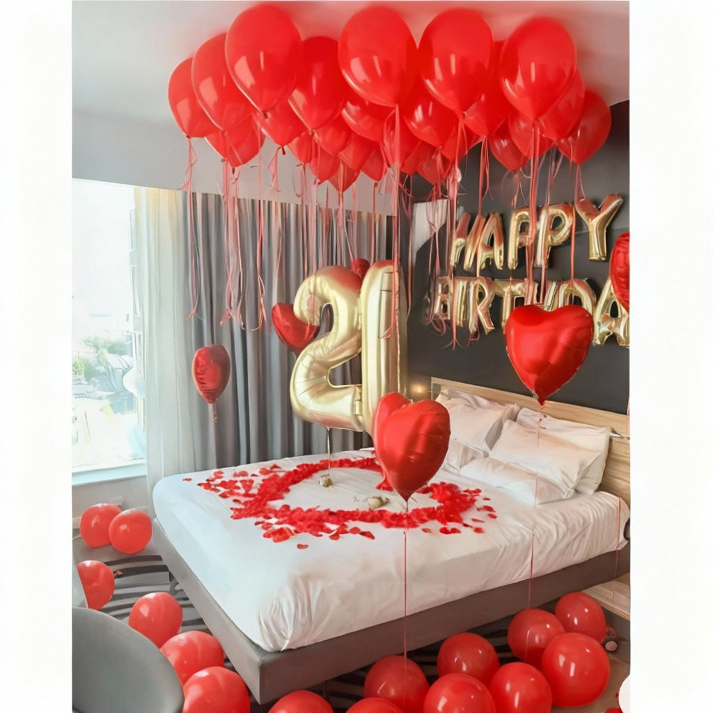 21st Birthday Celebration Room Decor