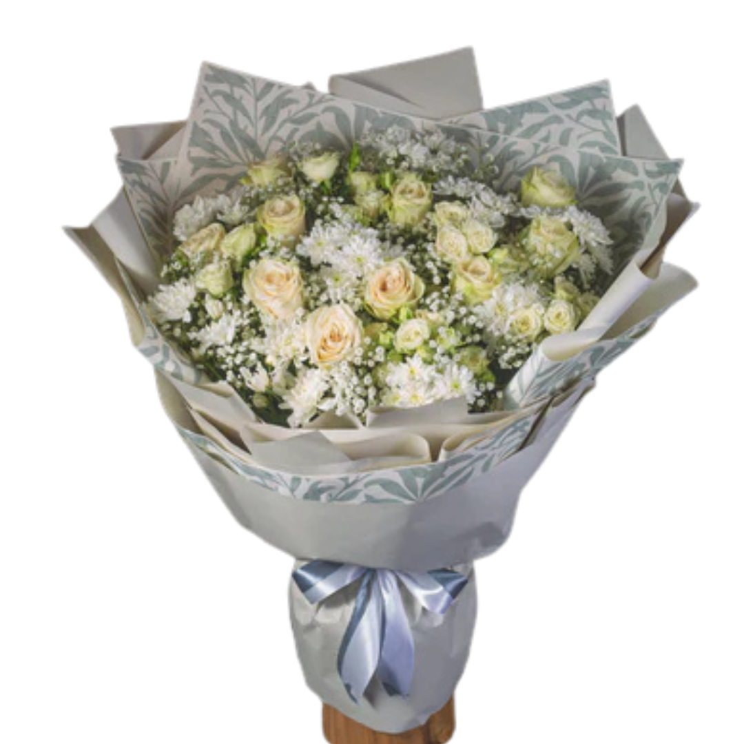 Cool Cobalt Flower Room