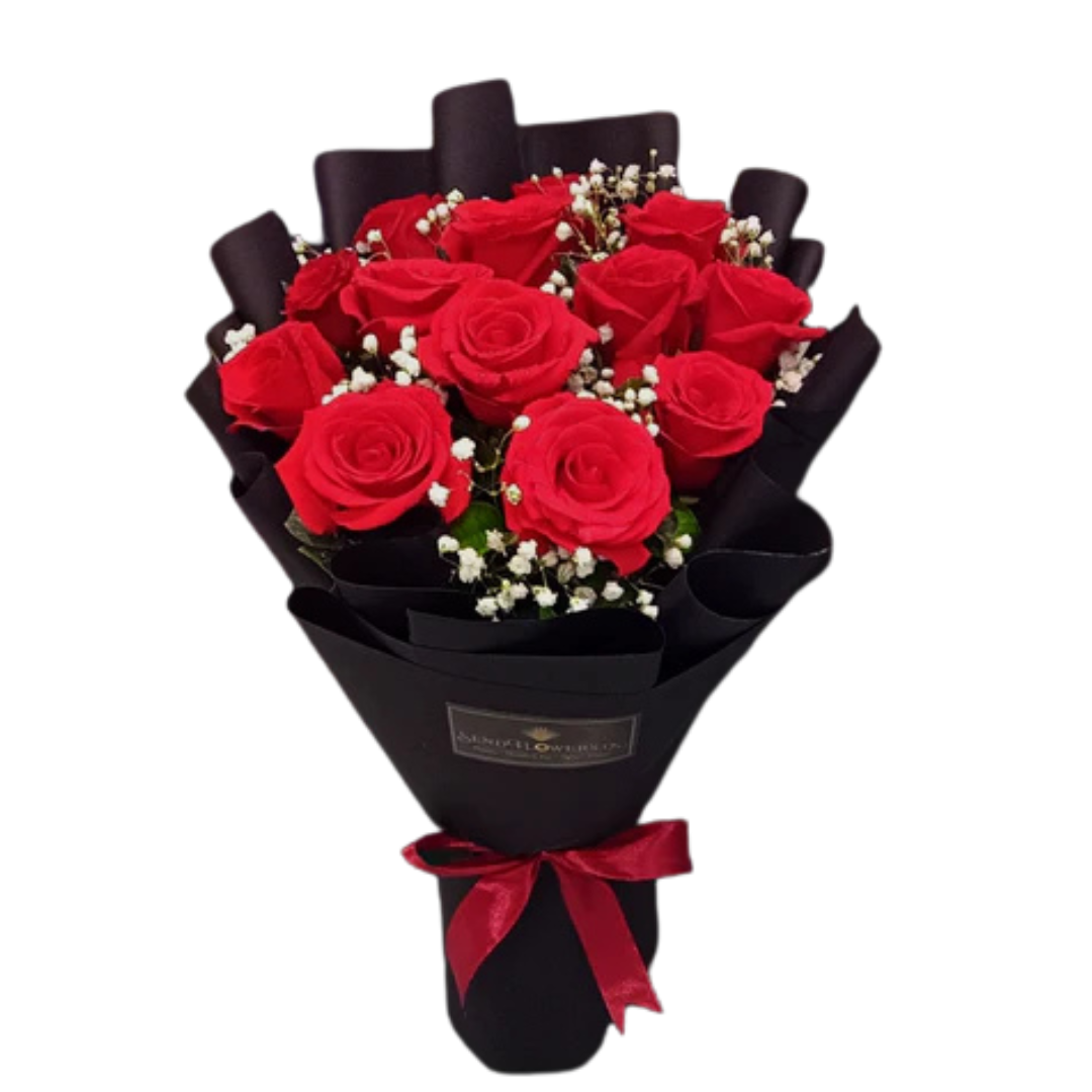 Native Red Flower Room