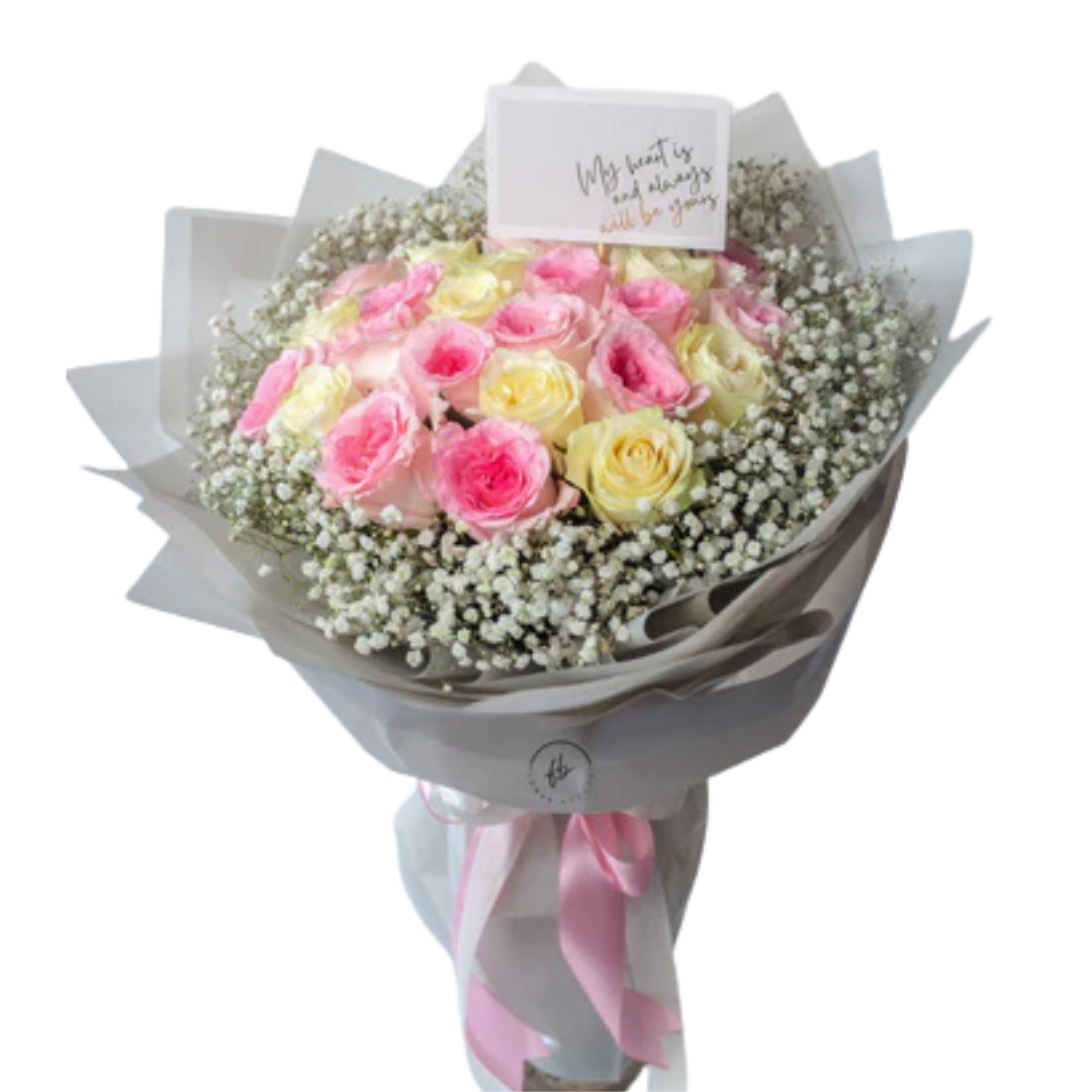 Snowy Delight Flower Bouquet