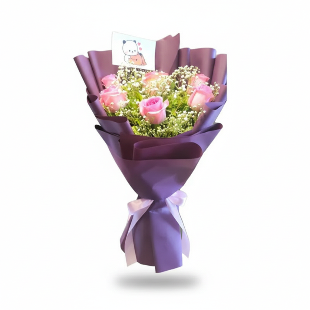 Enchanted Pink Rose Bouquet