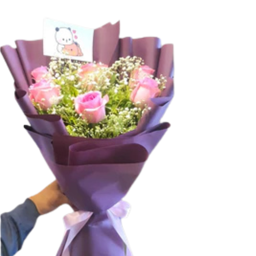 Enchanted Pink Rose Bouquet