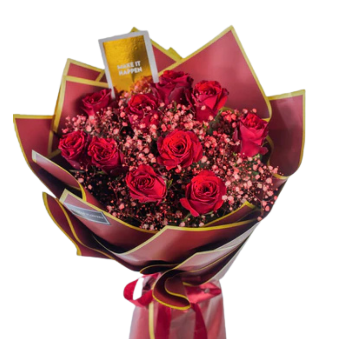 Crimson Enchantment Flower Room