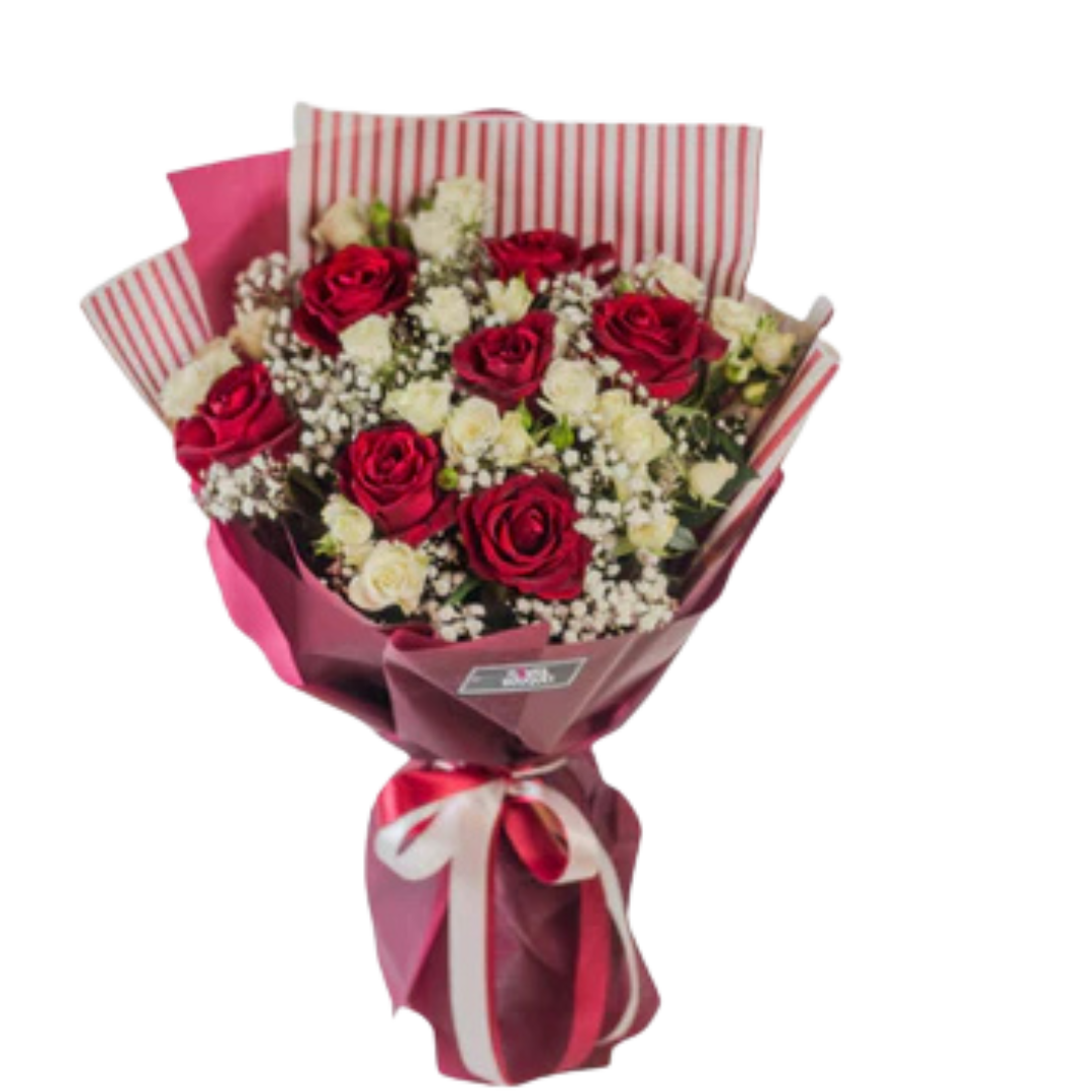 Heartfelt Proposal Flower Bouquet
