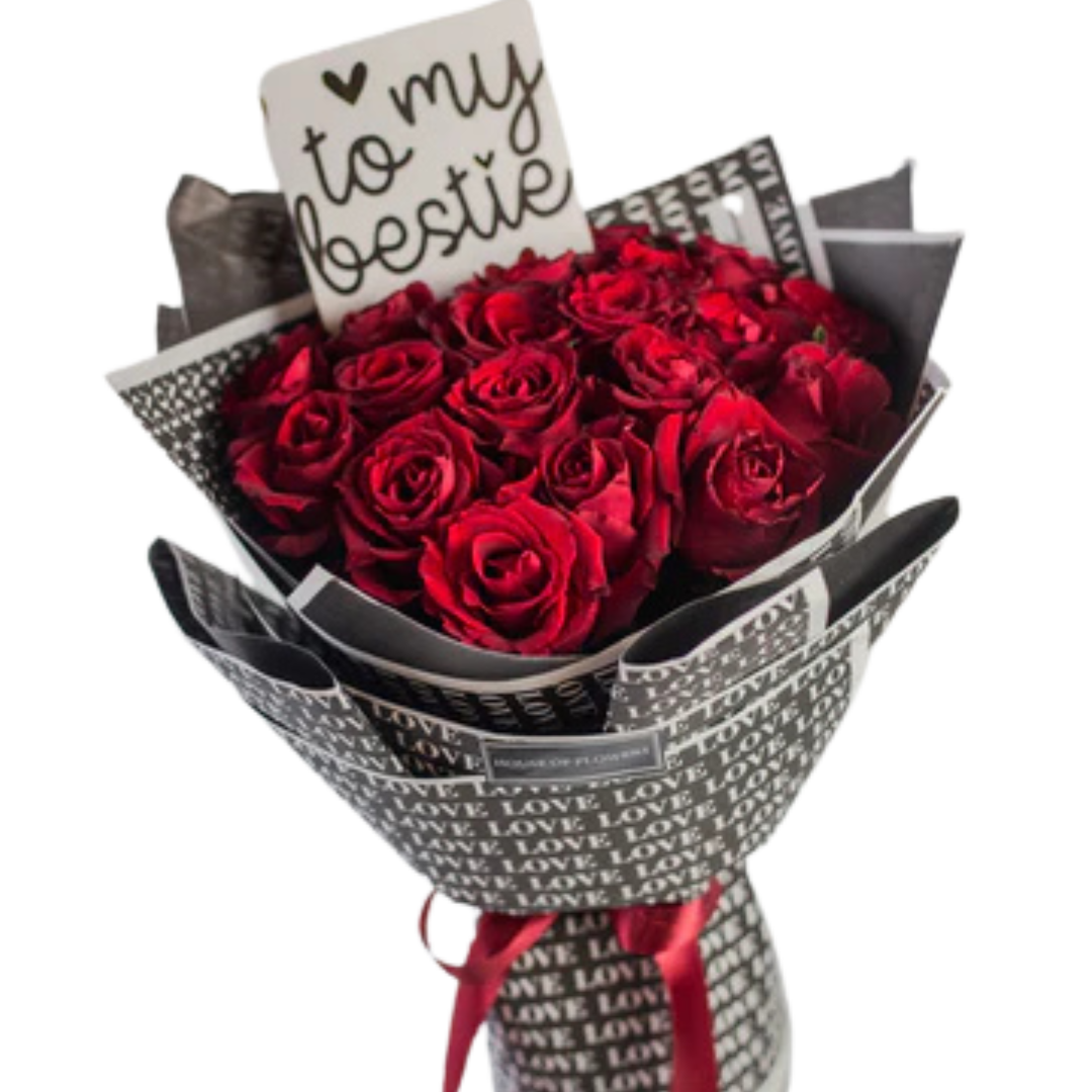 Rouge Radiance Flower Bouquet