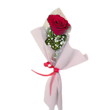 Single Red Rose Bouquet