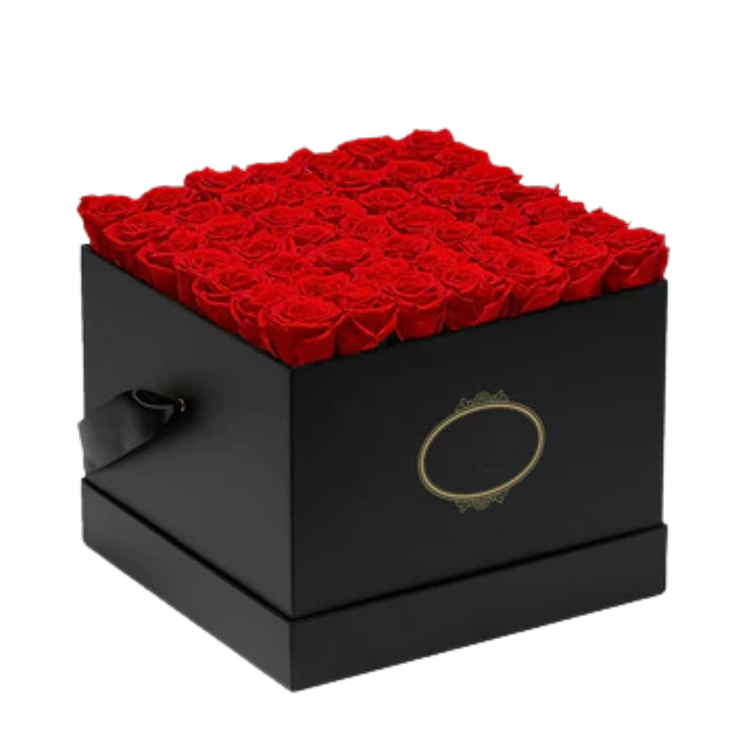 Saqure Love Flowers Box