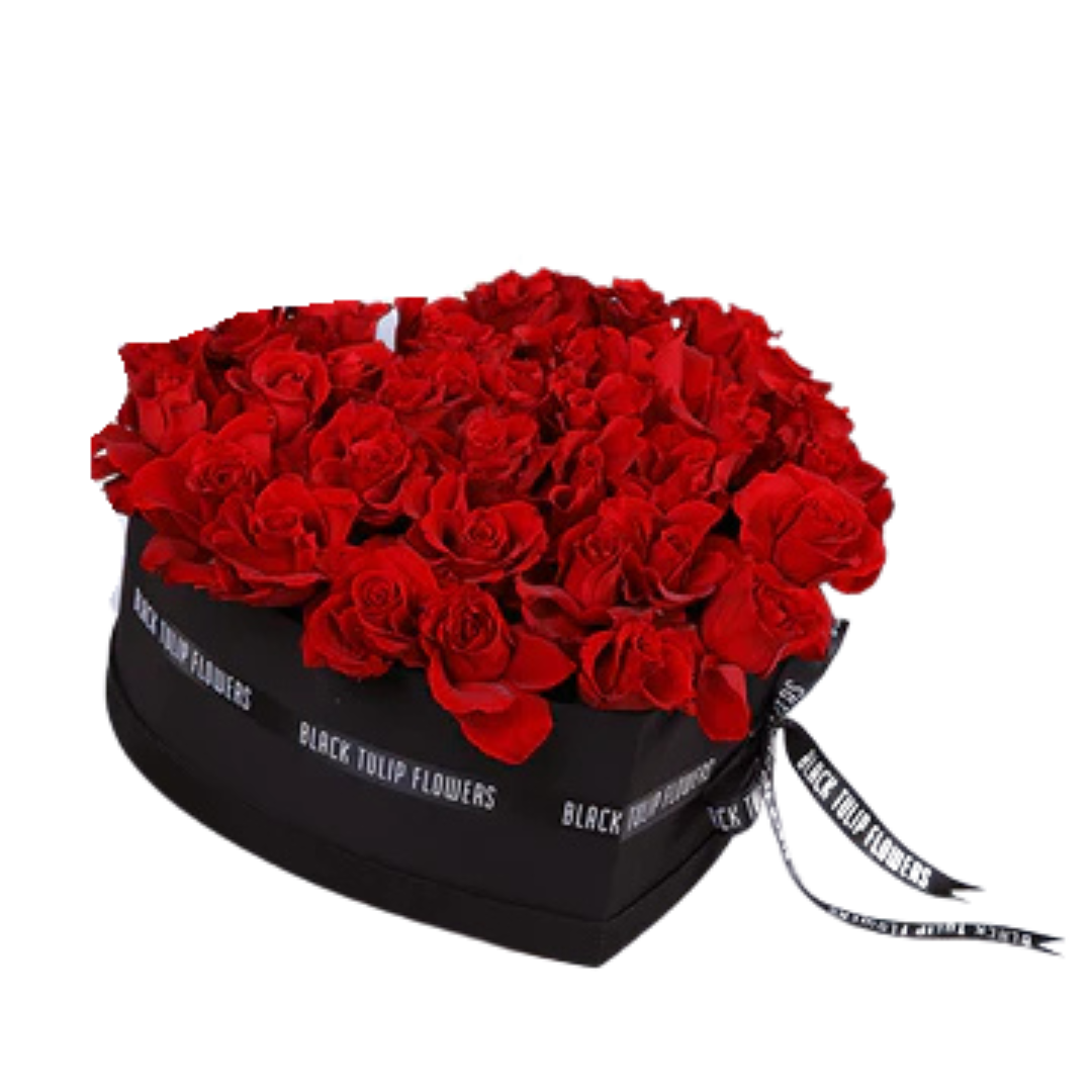 Heart Box Flowers Box