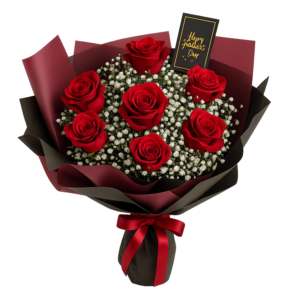 red crimson roses 