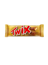 Twix chocolate 50gm pack with biscuit, caramel, and milk chocolate