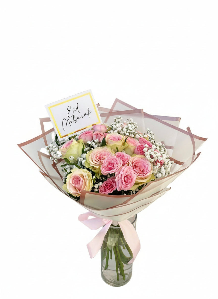 Eid Wishes Flower Room