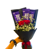 choclate and rose bouquet