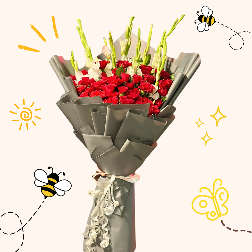 red-and-white-floral-bouquet