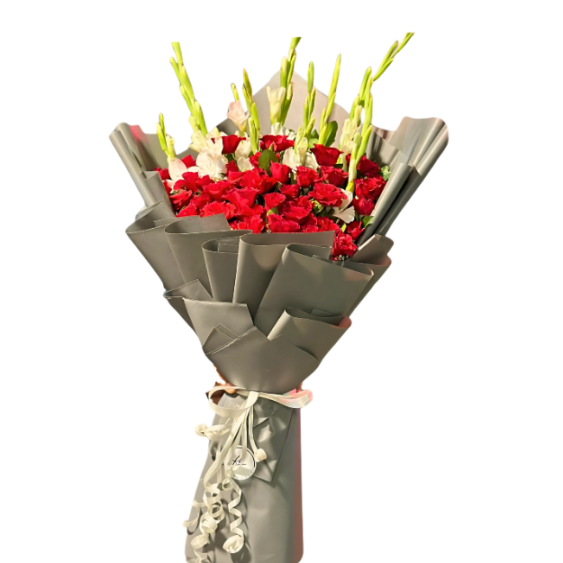 red-and-white-floral-bouquet